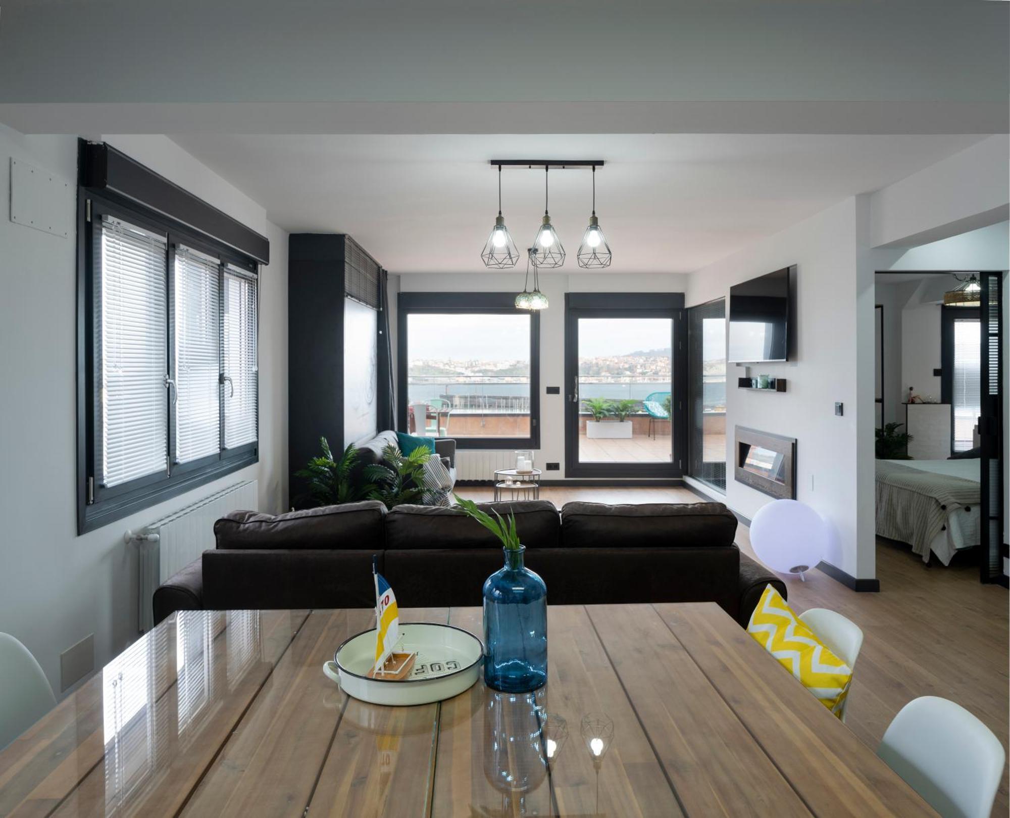 Apartment Atico Lujo Costa Vasca Bilbaoterraza Mar Jacuzi Santurtzi