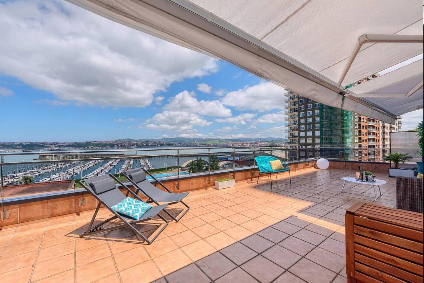 Atico Lujo Costa Vasca Bilbaoterraza Mar Jacuzi * Santurtzi