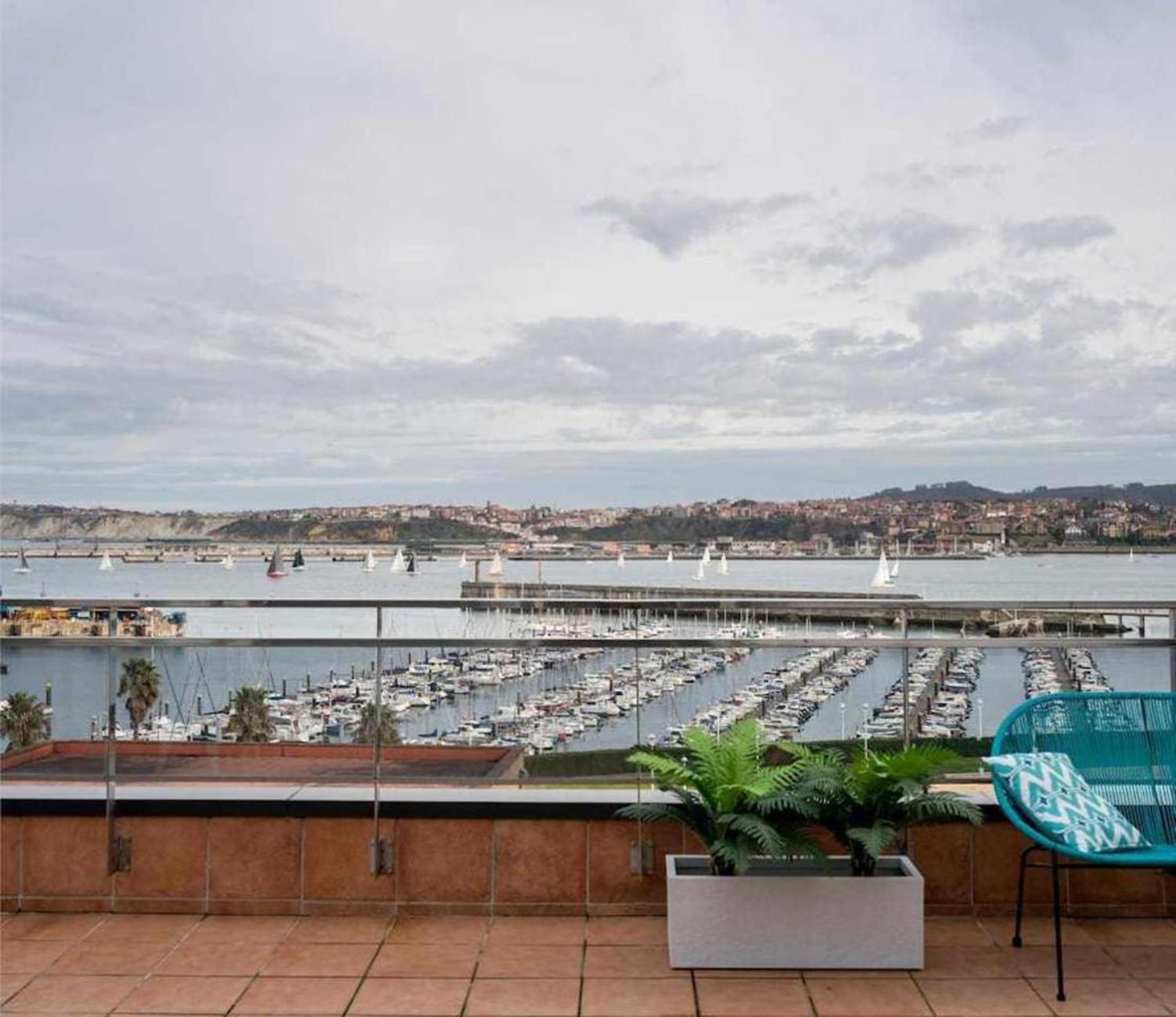 Atico Lujo Costa Vasca Bilbaoterraza Mar Jacuzi Apartament Santurtzi